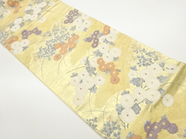 JAPANESE FUKURO OBI / WOVEN KIKU